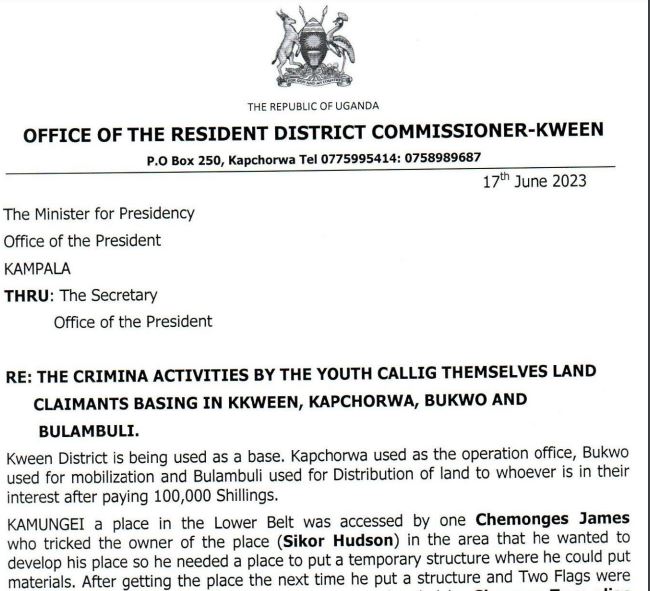 RDC Atuhaire's letter to Minister Babalanda
